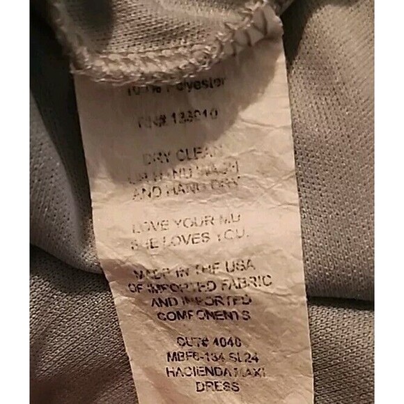 Show Me Your Mumu Maxi Dress Medium Blue Fluter Off Shoulder Lined Elastic Waist - Picture 5 of 7